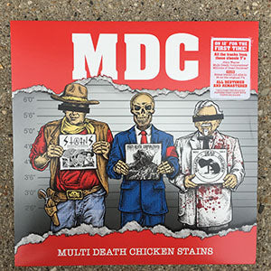 MDC – MULTI DEATH CHICKEN STAINS MILLENIUM EDITION - LP •