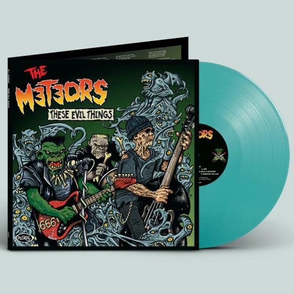 METEORS – THESE EVIL THINGS (CURACAO BLUE VINYL) - LP •