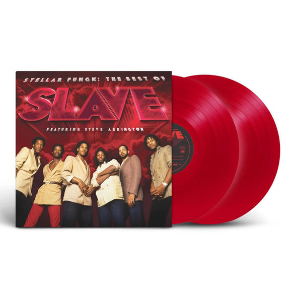 SLAVE – STELLAR FUNGK: BEST OF SLAVE FEATURING STEVER ARRINGTON (RED VINYL) - LP •