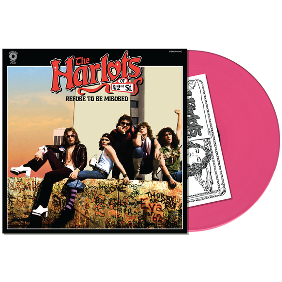 HARLOTS OF 42ND STREET – REFUSE TO BE MISUSED (PINK VINYL) - LP •