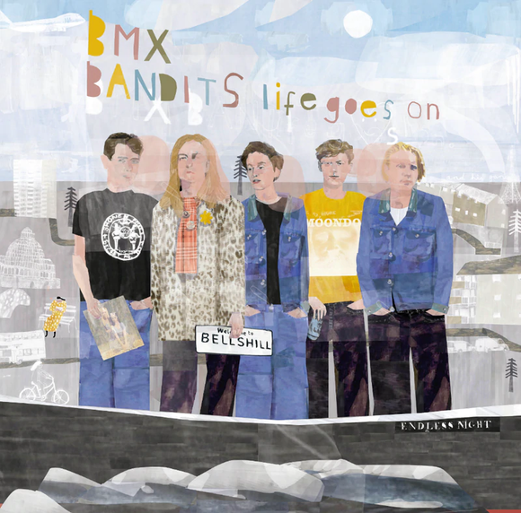 BMX BANDITS – LIFE GOES ON (GREEN VINYL) - LP •