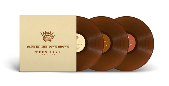 WEEN – PAINTIN THE TOWN BROWN: WEEN LIVE 1990-1998 (BROWN VINYL) - LP •