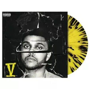 WEEKND – BEAUTY BEHIND THE MADNESS (5TH ANNIVERSARY YELLOW & BLACK SPLATTER) - LP •